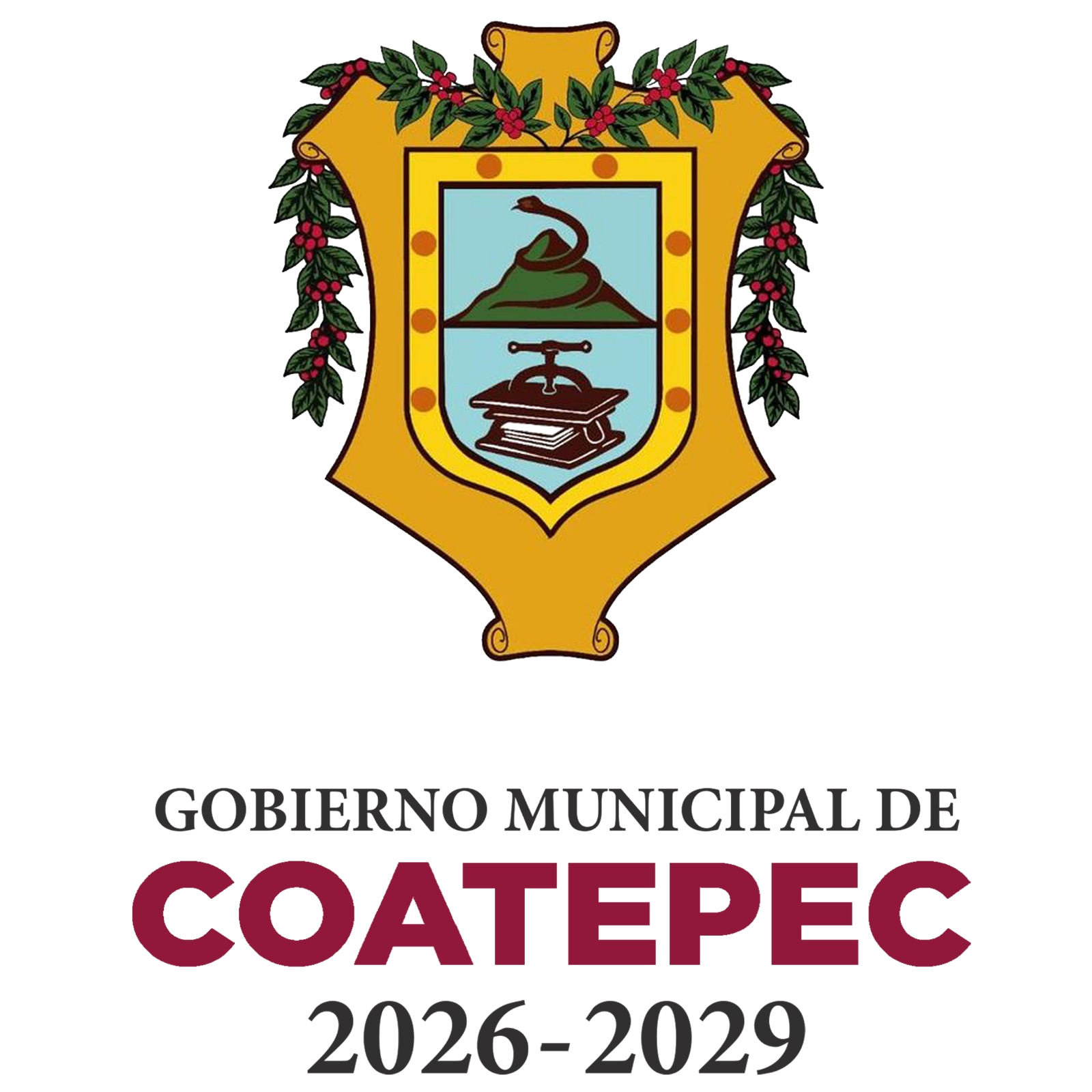 Escudo del Gobierno Municipal de Coatepec